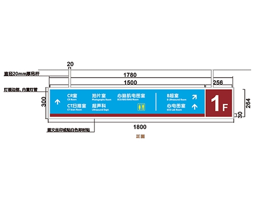 吉林过道导视牌